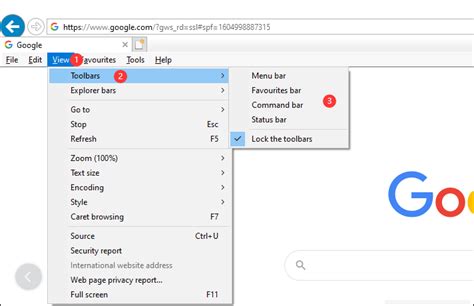 how to show toolbar chrome