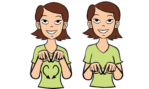how to sign heart in asl
