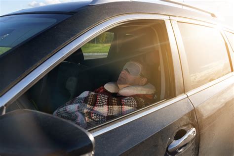 how to sleep safely in a car