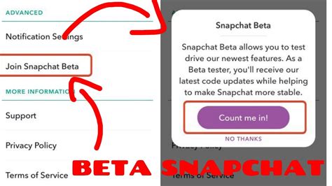 how to snap beta