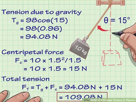 how to solve for tension in physics