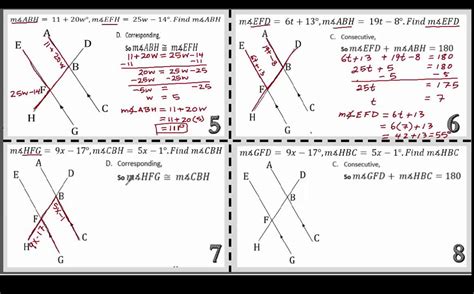 how to solve for x in angles