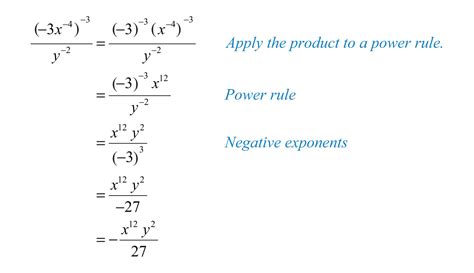 How To Solve Negative Exponents