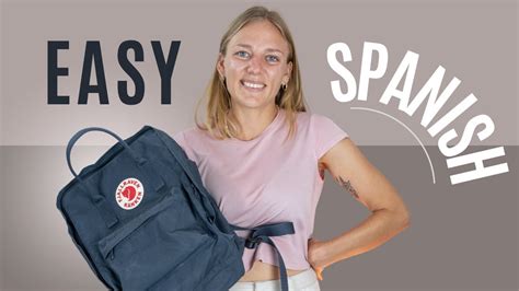 how to spell backpack in spanish