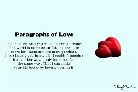how to start a love paragraph
