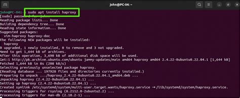 how to start haproxy in linux