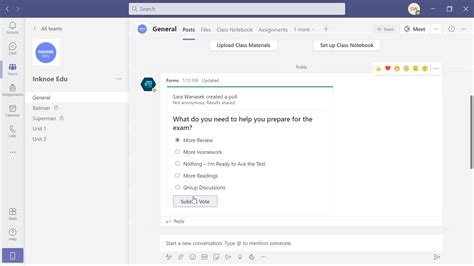 how to start vote in messenger