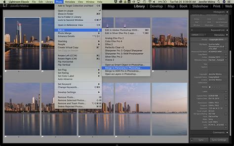 how to stitch a panorama in photoshop