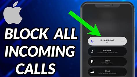 how to stop all calls on iphone
