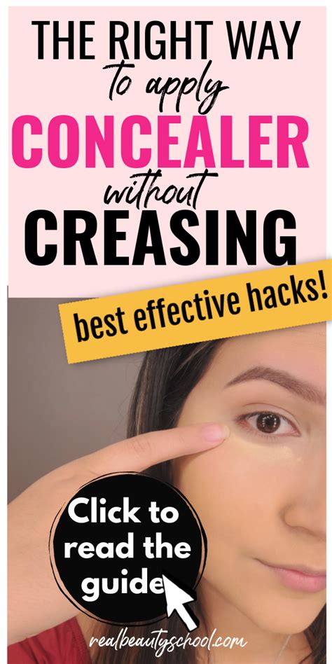 how to stop concealer from creasing