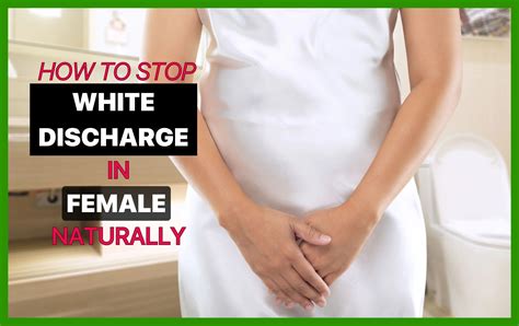 how to stop discharge fast
