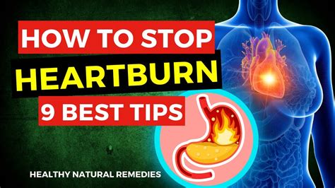 how to stop heartburn asap