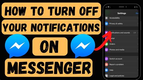 how to stop messenger notification on screen