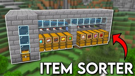 how to store items in minecraft