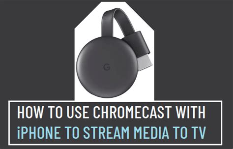 how to stream on chromecast from iphone