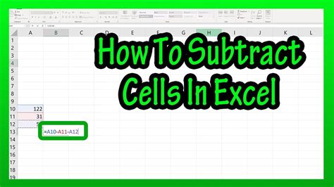 How To Subtract Multiple Cells In Google Sheets Google Sheets Subtraction - Google Sheets Subtraction