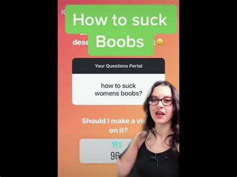 How to suck a tit