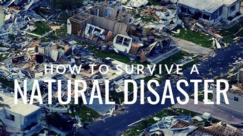 how to survive in a disaster