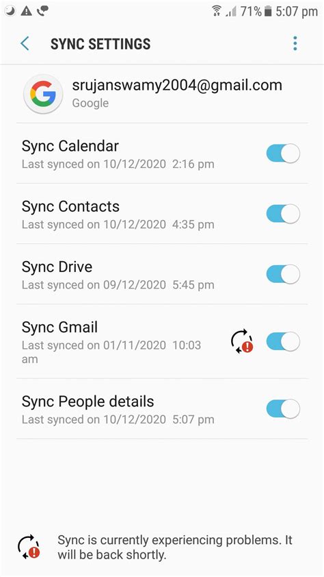 how to sync phone numbers from gmail