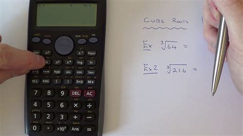 how to take cube root in calculator