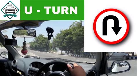 how to take u turn in car