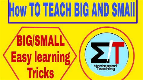 How To Teach Big Amp Small Number Concept Big To Small Numbers - Big To Small Numbers