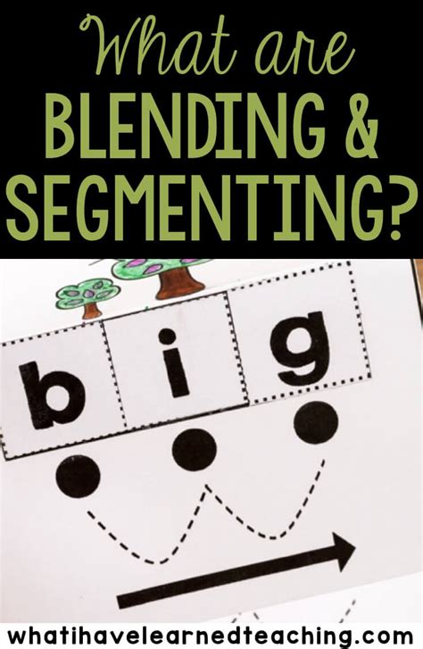 How To Teach Blending And Segmenting Words In Concept Of Word Activities For Kindergarten - Concept Of Word Activities For Kindergarten