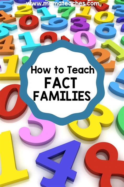 How To Teach Fact Families Mama Teaches Teaching Fact Families First Grade - Teaching Fact Families First Grade