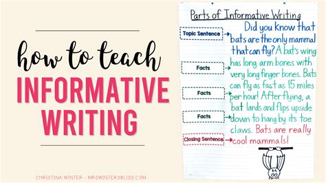 How To Teach Informational Writing Terrific Teaching Tactics Teaching Informational Writing 5th Grade - Teaching Informational Writing 5th Grade