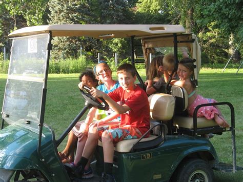 how to teach kids how to golf cart