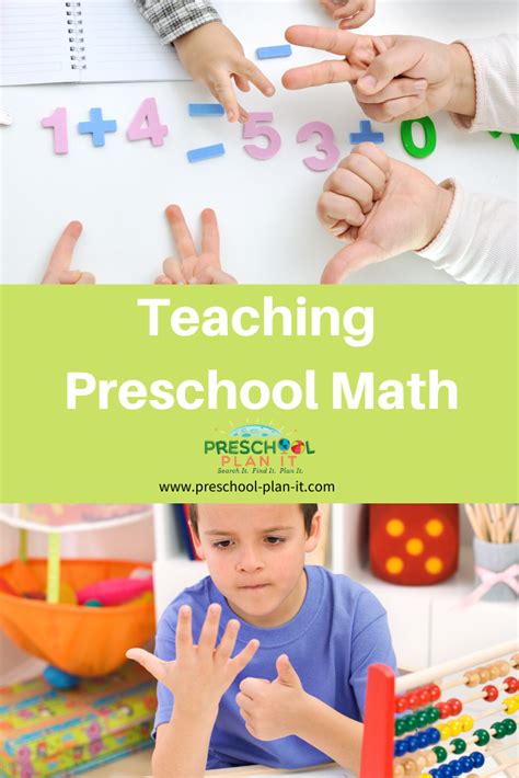 How To Teach Maths To Preschoolers Empowered Parents Math Preschool Activities - Math Preschool Activities