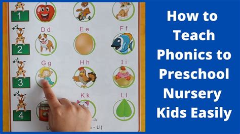 How To Teach Phonics To Preschoolers In 3 Phonics For 3 Year Old - Phonics For 3 Year Old