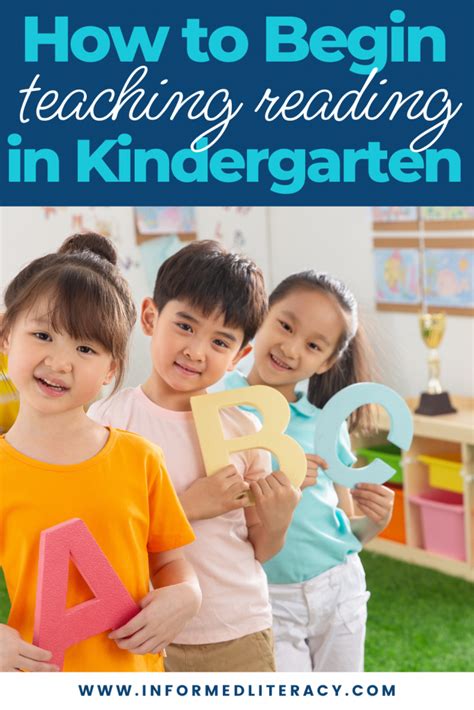 how to teach reading in kindergarten