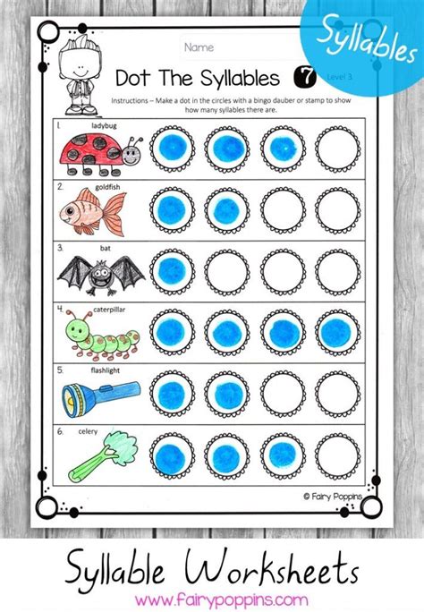 How To Teach Syllables In Kindergarten Sweet For Kindergarten Syllable Worksheet Pictures - Kindergarten Syllable Worksheet Pictures