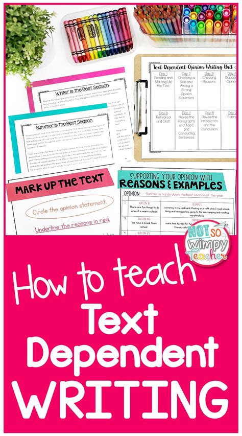 How To Teach Text Dependent Writing Not So Text Dependent Writing Prompts - Text Dependent Writing Prompts