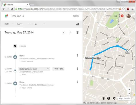 how to tell if google maps timeline has been altered