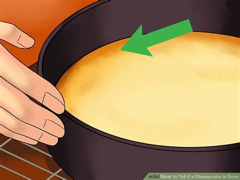 how to tell when cheesecake is done