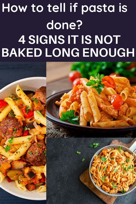 how to tell when pasta is done