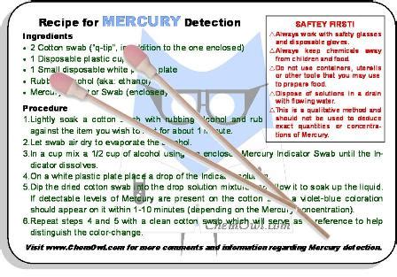 how to test for mercury in cosmetics