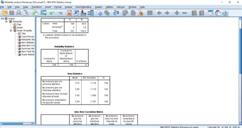 how to test for reliability in spss