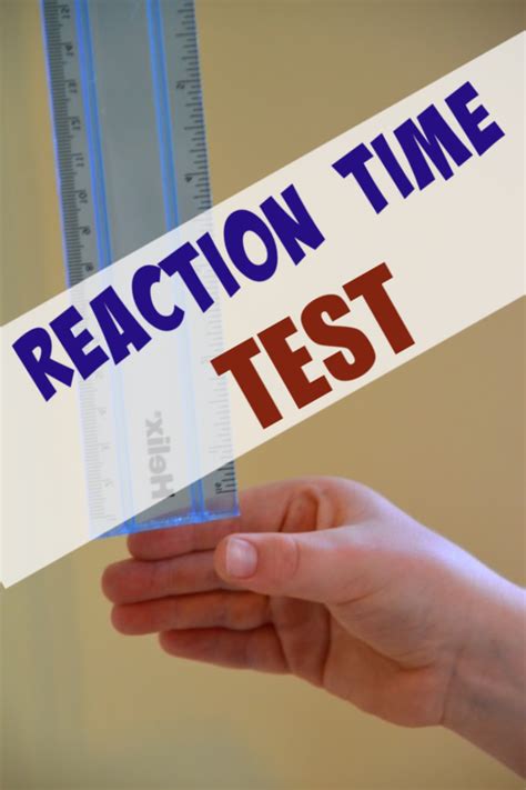 How To Test Your Reaction Time Science For Reaction Time Science Experiments - Reaction Time Science Experiments