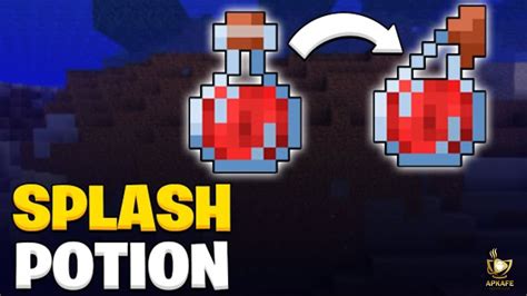 how to throw a potion in minecraft