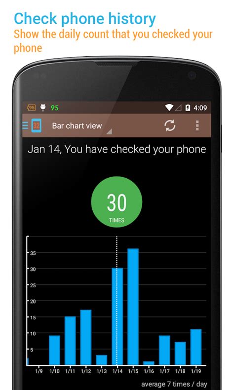 how to track app usage in android