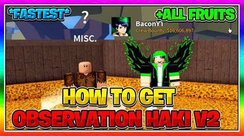 How To Train Observation Haki Blox Fruits