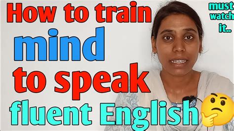 how to train speaking in english