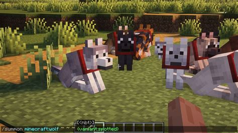 how to train wolves in minecraft