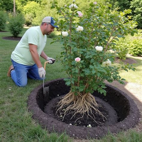 how to transplant roses in spring