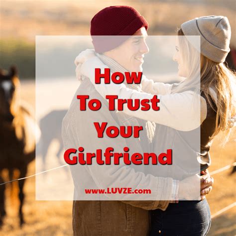 how to trust your girlfriend not to cheat