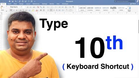 How To Type 10th In Keyboard Youtube Writing 10 - Writing 10