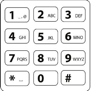 how to type alphabets in phone keypad